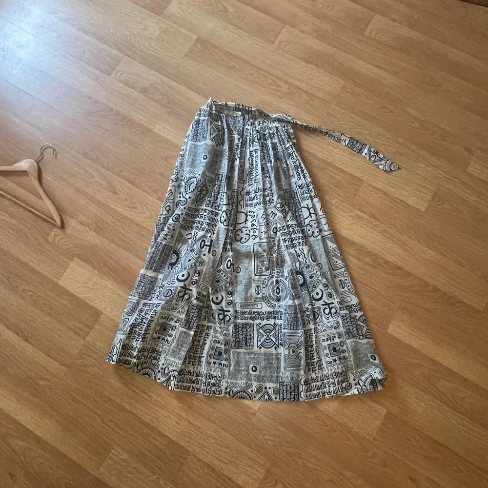 John Meyer of Norwich Vintage Wrap Skirt Print Small Fashion Heritage Ivy League